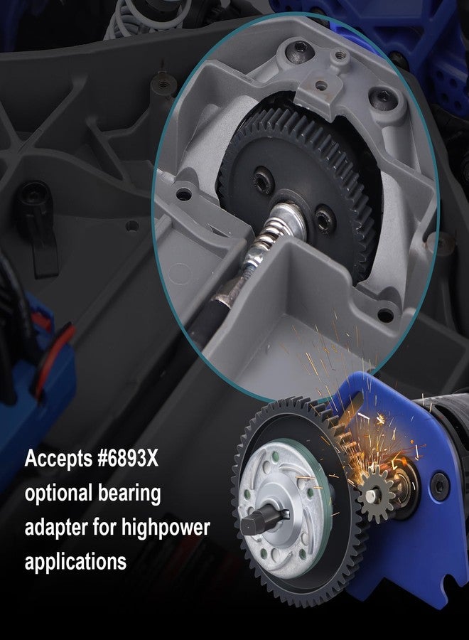 CrazyHobby Metal Steel 6878 Differential Gear Slipper Clutch Diff Gear Spur Gear for Traxxas Slash 4X4 / Stampede 4X4 / Rustle 4X4, Replacement of 6878 - Image 4